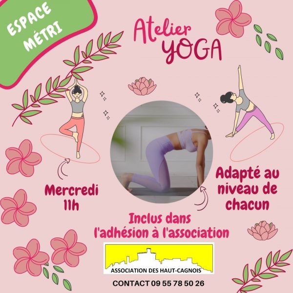Atelier Yoga association des Haut-Cagnois