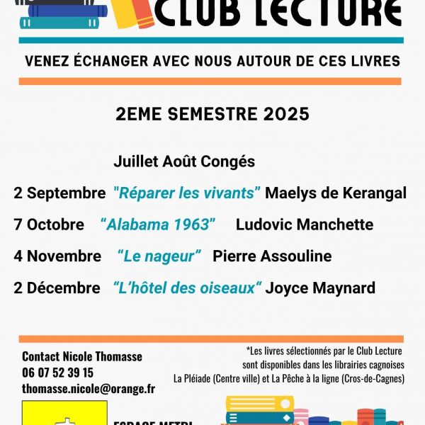 Club lecture 2eme semestre 2025