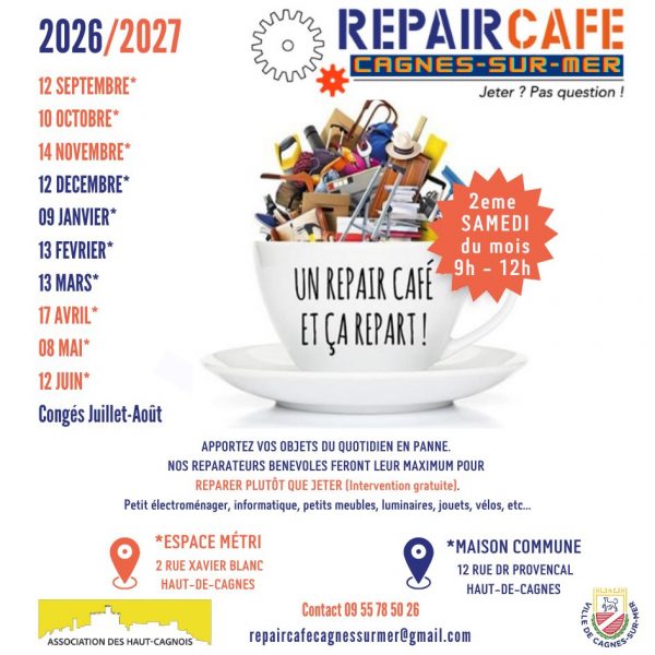 Repair'Café 2026 2027
